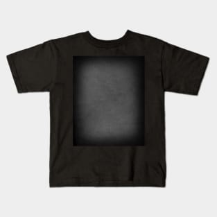 black gradient grunge textured background Kids T-Shirt